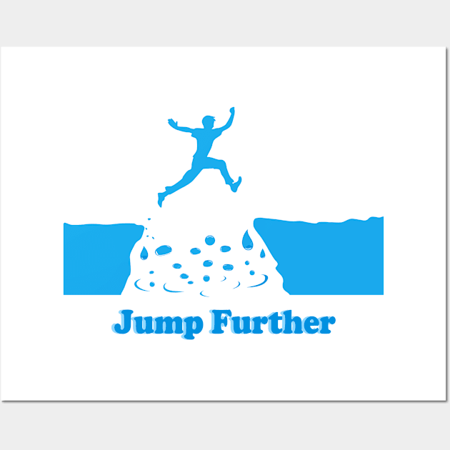 Jump Further Wall Art by agu13